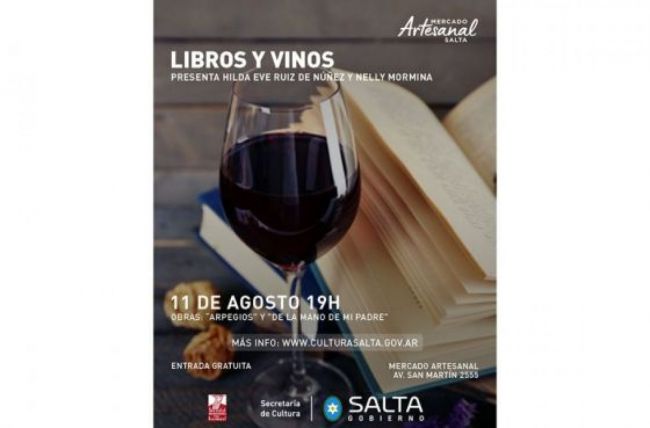 Libros y vinos
