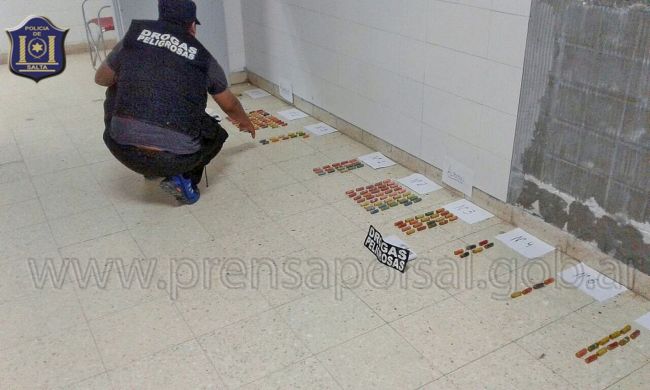 La droga incautada
