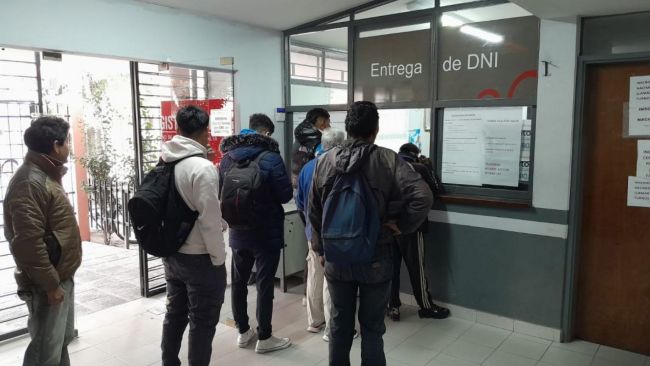 Entrega de DNI