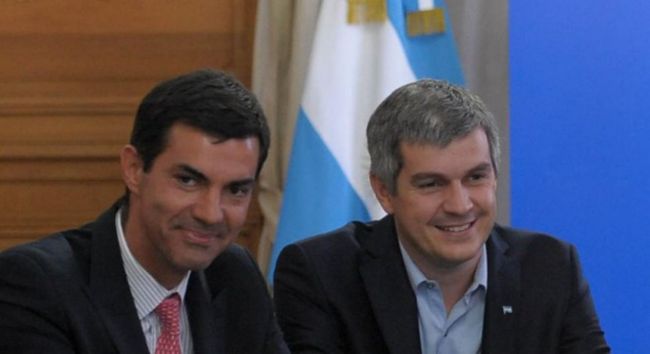 Urtubey y Marcos Peña - Archivo