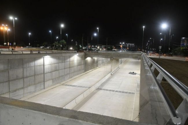 Obras en Av Arenales y Ruta 28