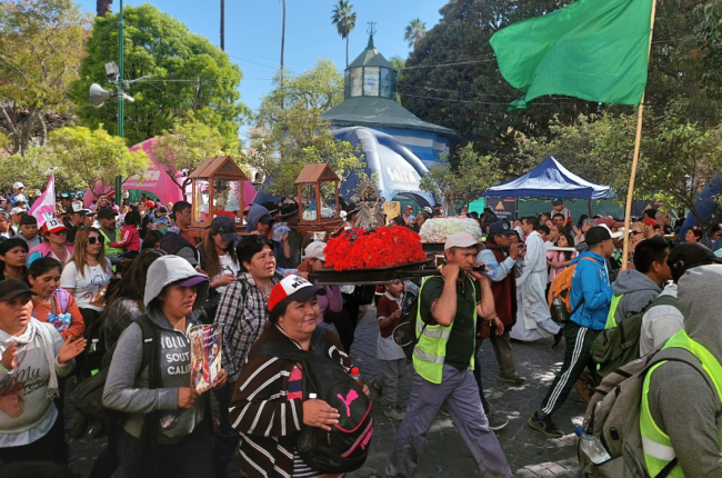 Llegada de las peregrinaciones