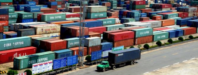 Caída del comercio exterior