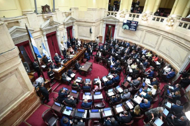 Sesión del Senado Nacional
