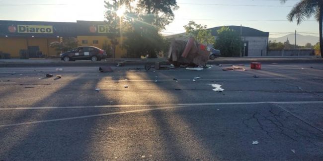 Siniestro en av. Paraguay