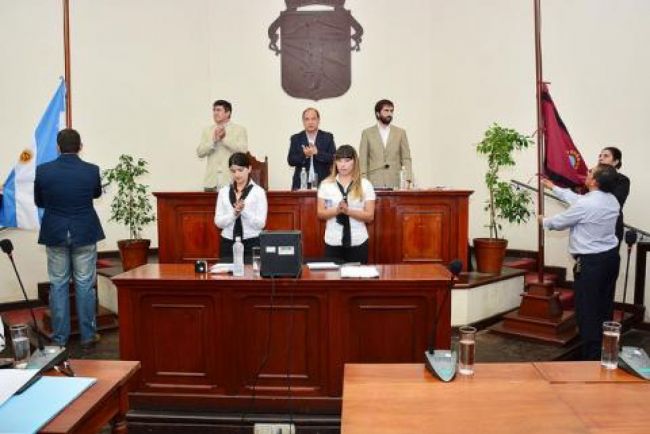 El inicio de la sesión del Concejo