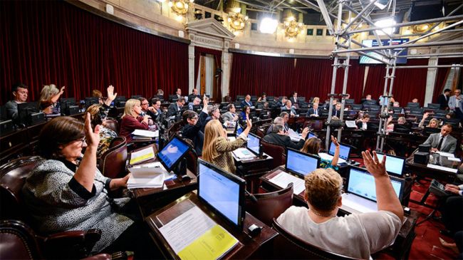 Sesión del Senado nacional