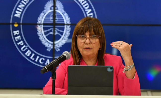 La ministra Bullrich