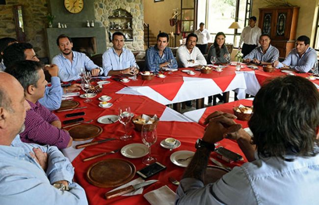 Reunión del gabinete provincial