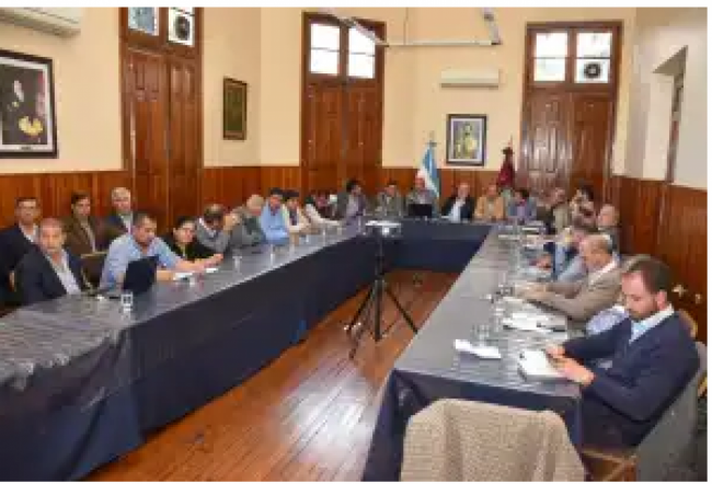 Reunión en el Senado