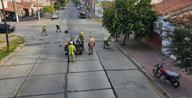 Obras en calles de Salta