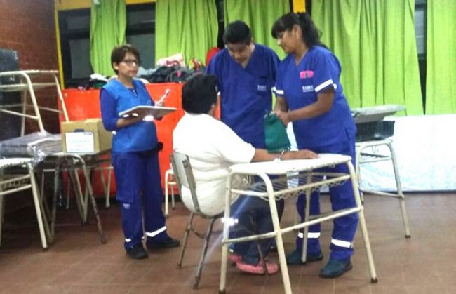 El SAMEC brindando servicio