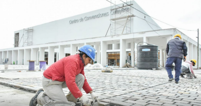 Obra del centro de convenciones