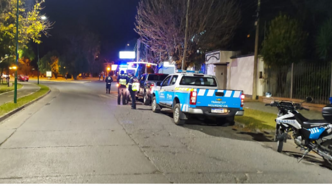 Operativo de tránsito