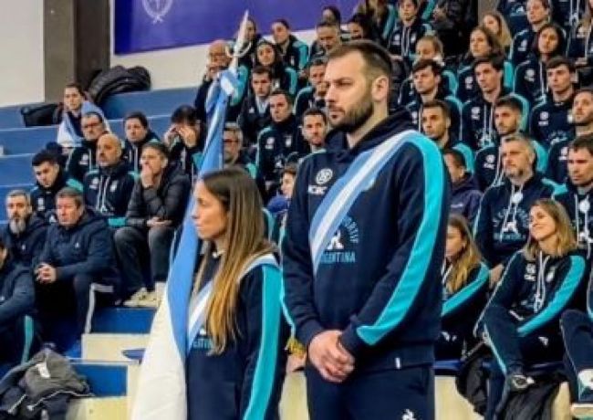 La delegación argentina