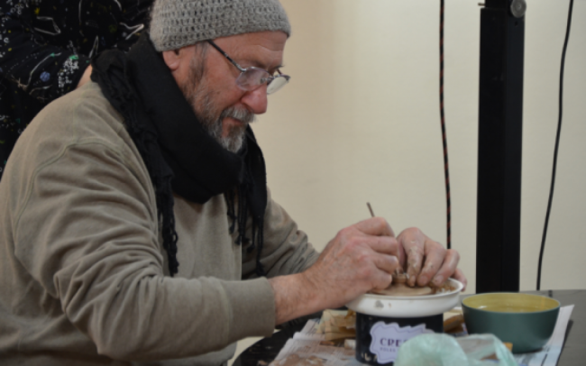 Ceramistas en acción