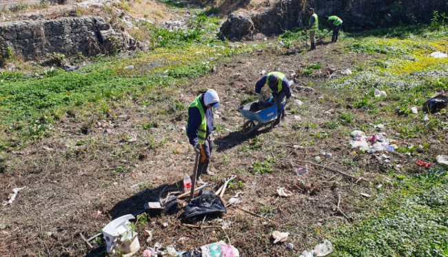 Trabajo en canal Tinkunaku