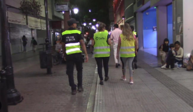 Controles en peatonales