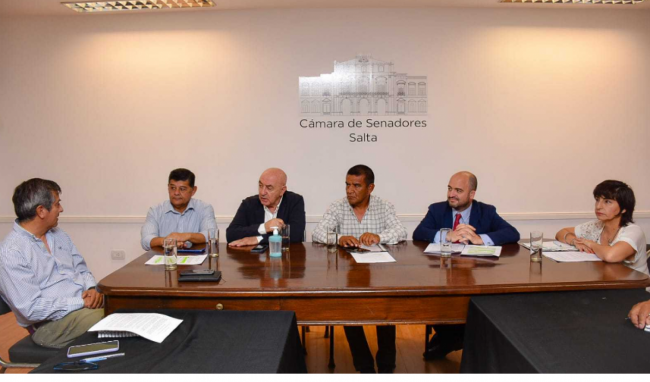 Reunión en el Senado