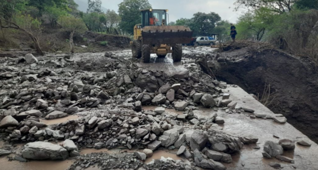 Corte en el ruta provincial 33