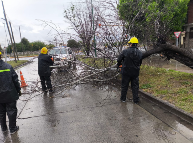 Efectos del temporal en Salta