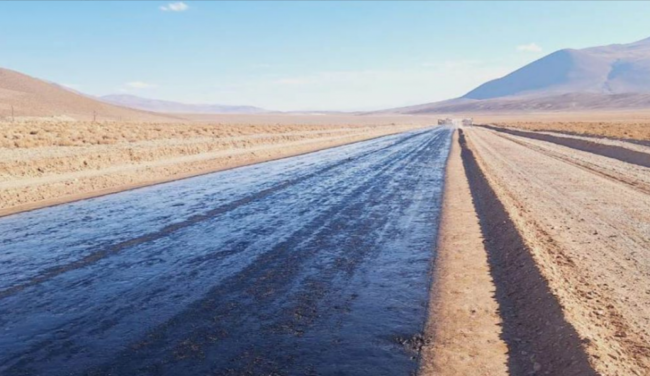 Se trabaja sobre 40 km de la ruta