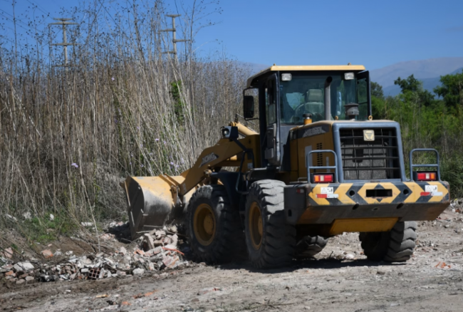 Trabajos para erradicar basurales