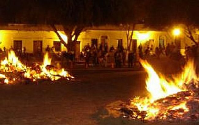 Quema de Judas en Cachi