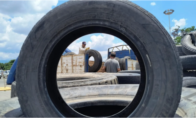 Recolección de neumáticos en desuso