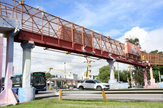 Obras en la pasarela