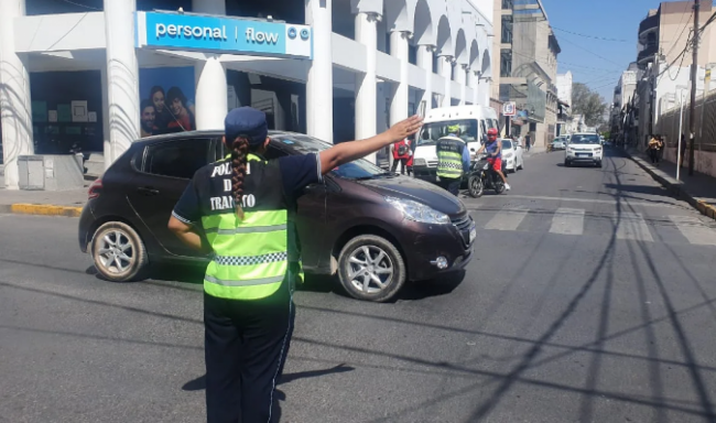 Operativo de tránsito