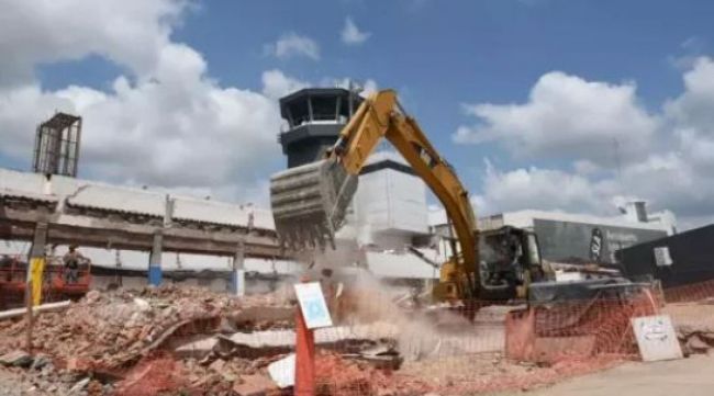 Aeropuerto en obras
