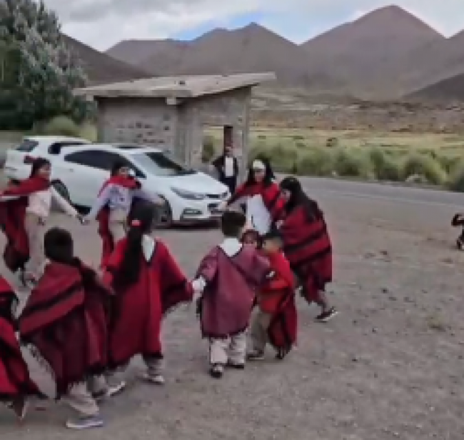 Celebración de reyes en Alfarcito