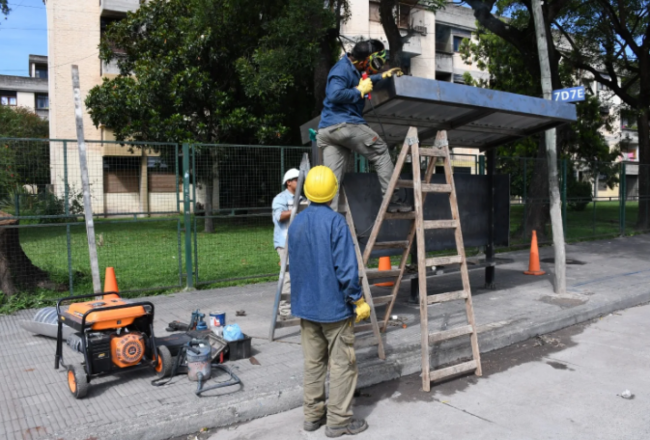 Trabajos en paradores
