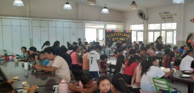 Asistencia alimentaria en escuelas