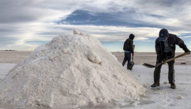 Producción industrial minera