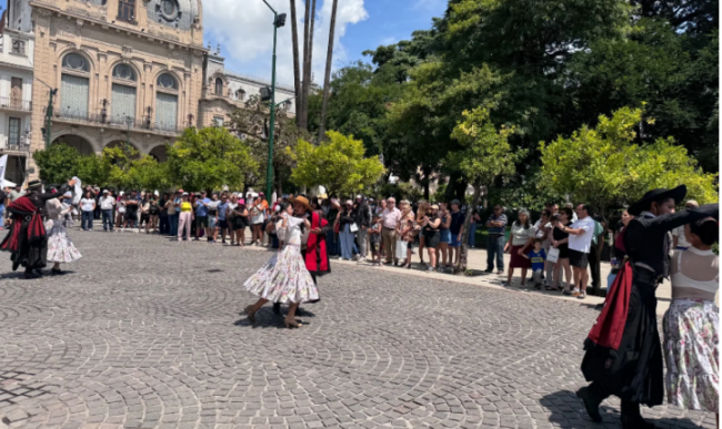 Danzas en pleno centro