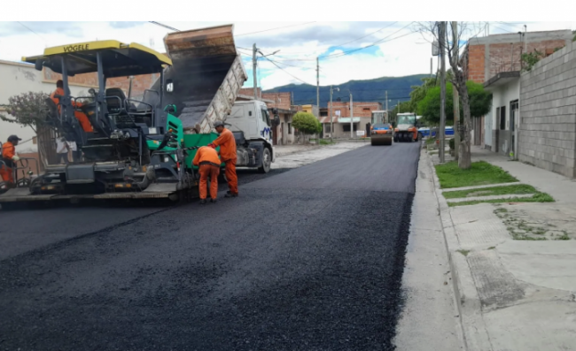 Trabajos de repavimentación