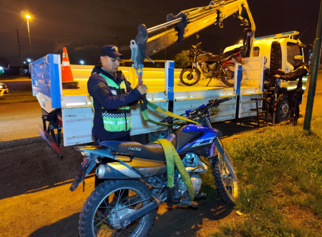 Operativo de tránsito