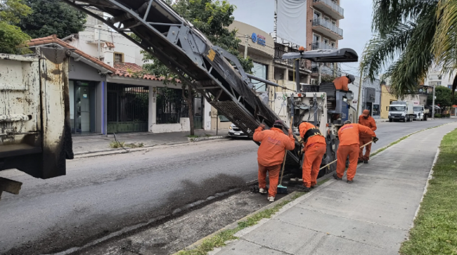 Obras de repavimentación