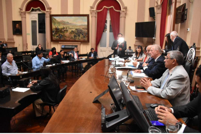 tramo de Sesión sin energía eléctrica