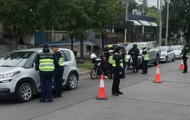 Operativo de control vial