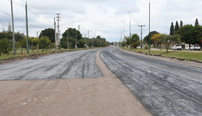Obras de pavimentación