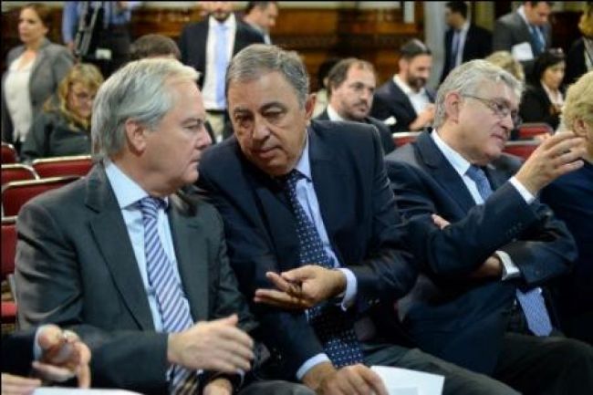 Rodolfo Urtubey con el titular del Senado, Federico Pinedo