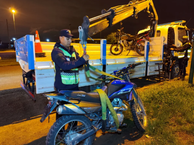 Operativo de tránsito