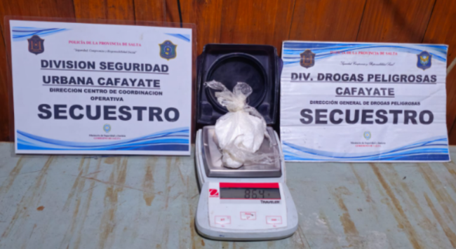 Droga secuestrada