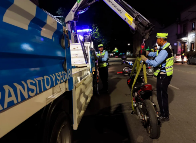 Operativo de tránsito