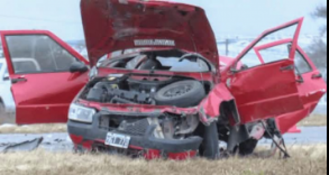 Violento siniestro en la circunvalación