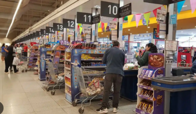 Ventas en supermercados