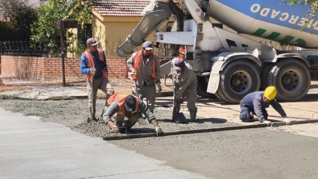 Trabajos de pavimentación
